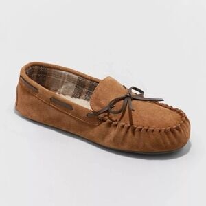 Men's Topher Moccasin Slippers - Goodfellow & Co Chestnut 11